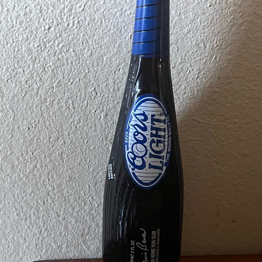 Coors Light Black and Blue Bottle